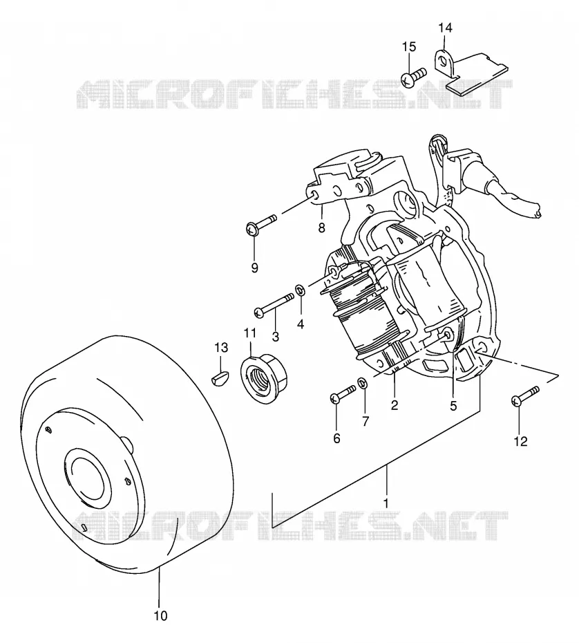 ONTSTEKING (FB100DG/DR/DS/DV) Suzuki SCOOTER 100 FB 1994  FB100R(E71)