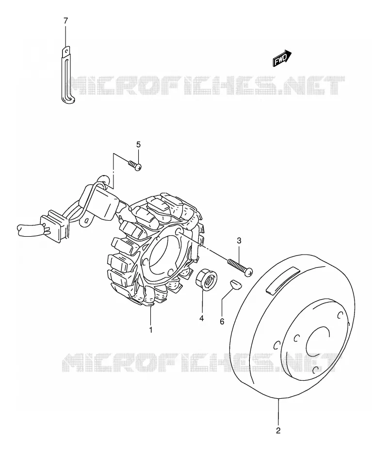 ONTSTEKING Suzuki MOTO 125 DR 1994  DR125SER(E4)