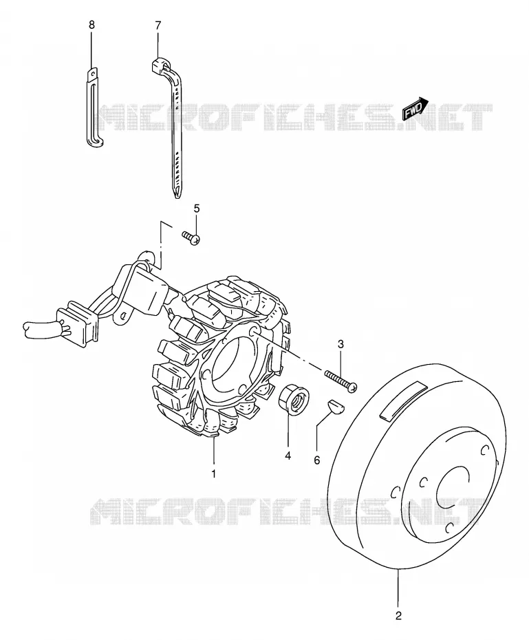 ONTSTEKING Suzuki MOTO 200 DR 1996  DR200SET(E24)