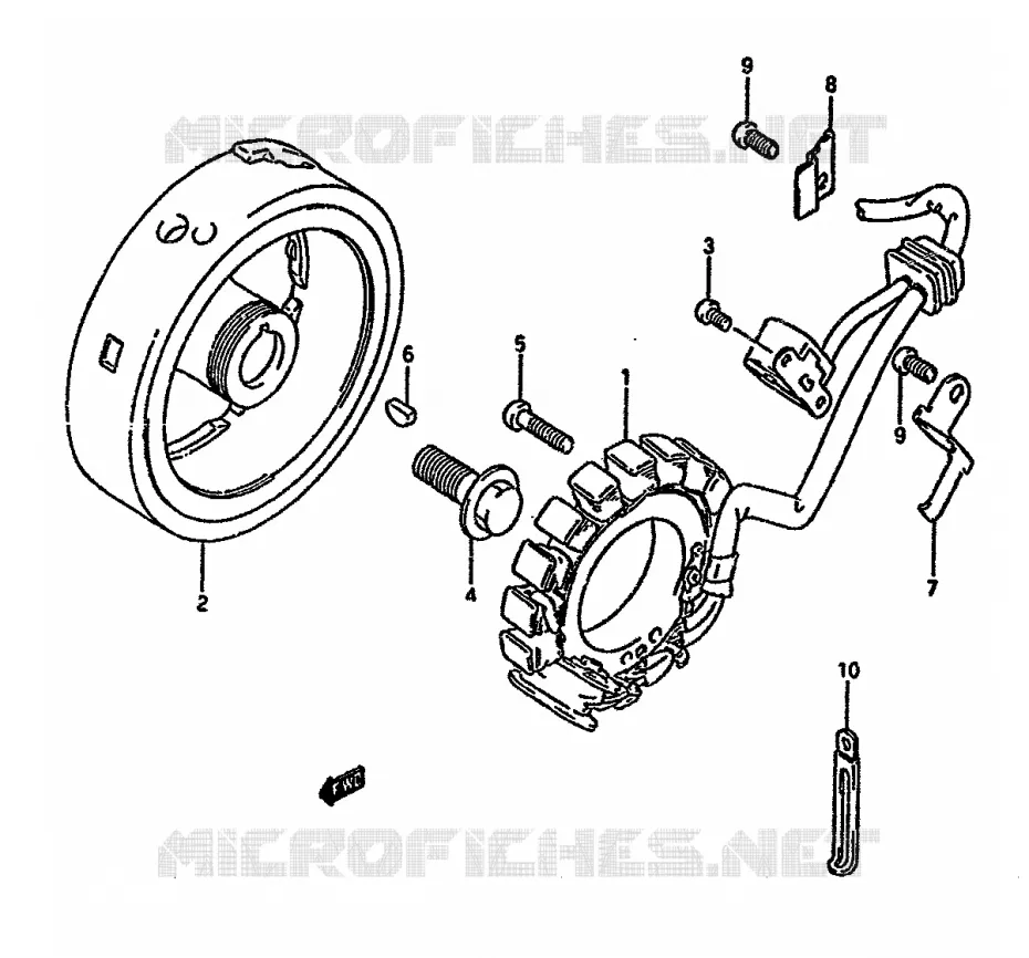 ONTSTEKING Suzuki MOTO 650 DR 1993  DR650RUP(N/P/R)