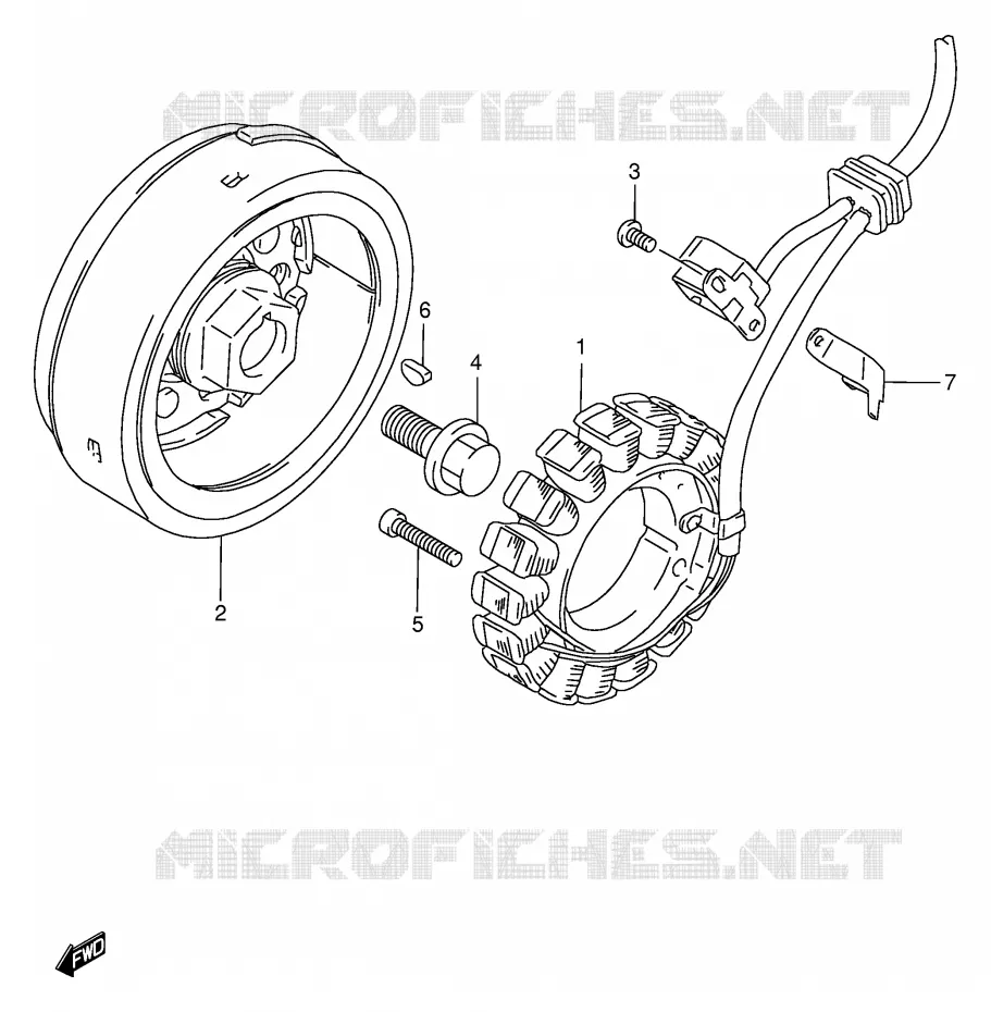 ONTSTEKING Suzuki MOTO 650 DR 1997  DR650SEV(E4)