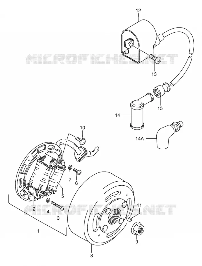 ONTSTEKING Suzuki MOTO 80 DS 2000  DS80Y(E24)