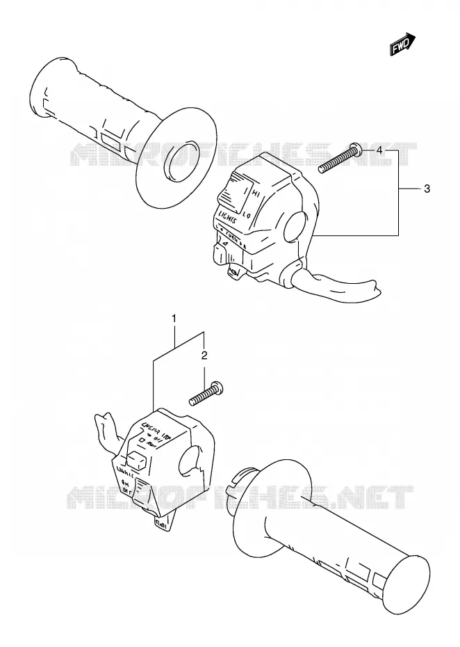 SCHAKELAARS Suzuki MOTO 125 DR 2000  DR125SEY(E4)