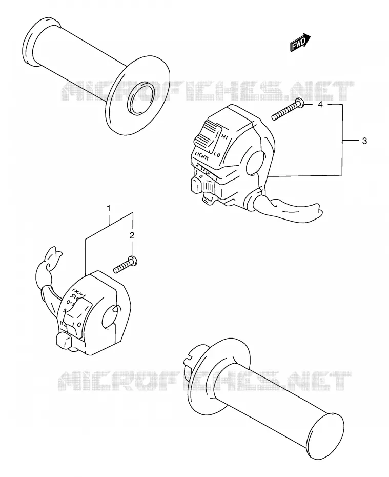 SCHAKELAARS Suzuki MOTO 200 DR 1998  DR200SEW(E24)