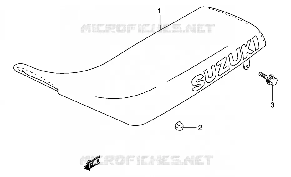 SEAT Suzuki MOTO 80 DS 1996  DS80T(E3/E28)