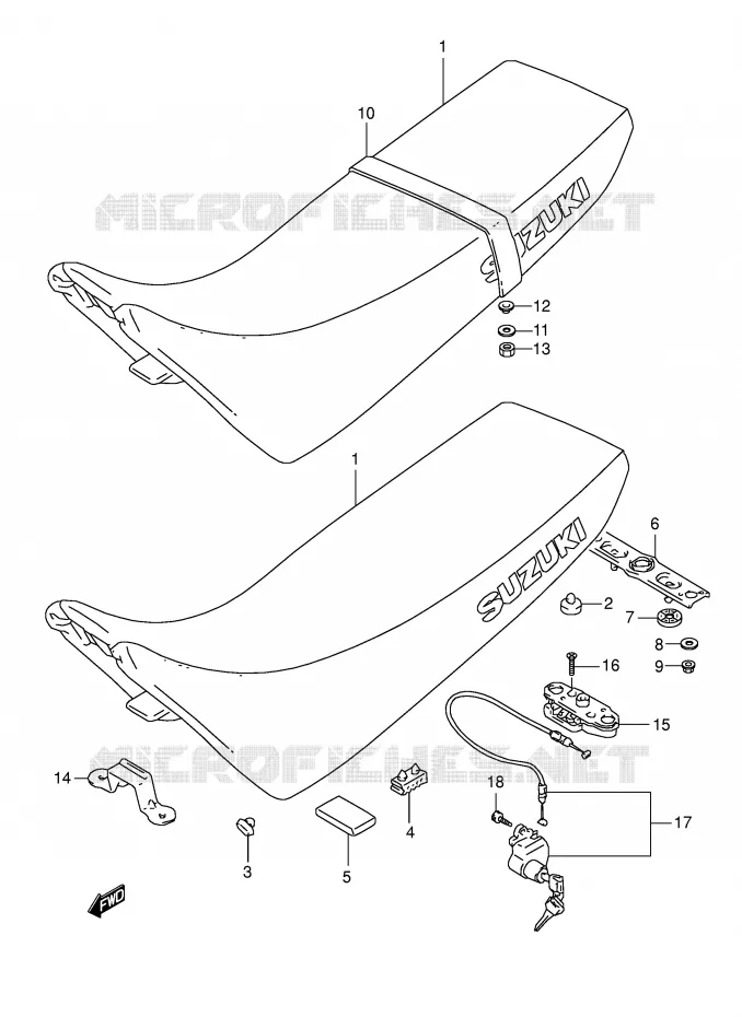 SEAT Suzuki MOTO 800 DR 1993  DR800SP(E4)