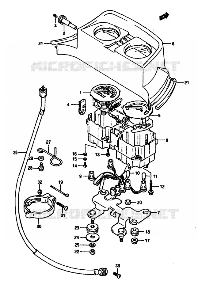SNELHEIDSMETER Suzuki MOTO 650 DR 1990  DR650SL(L/M)