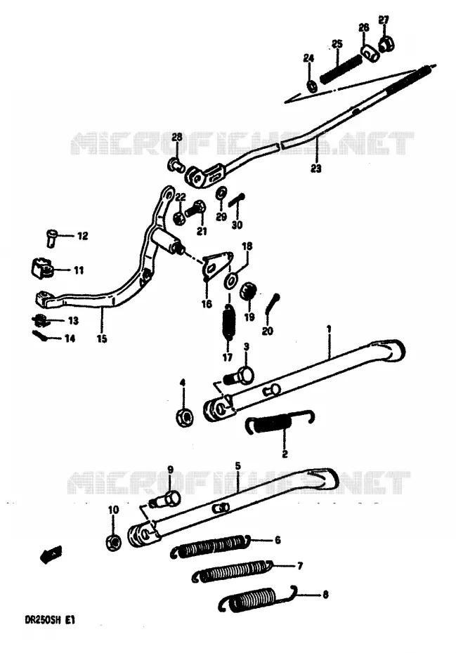 STAND Suzuki MOTO 250 DR 1986  DR250SG(E/F/G/H)