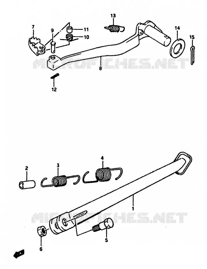 STAND Suzuki MOTO 650 DR 1990  DR650RSL(L/M)