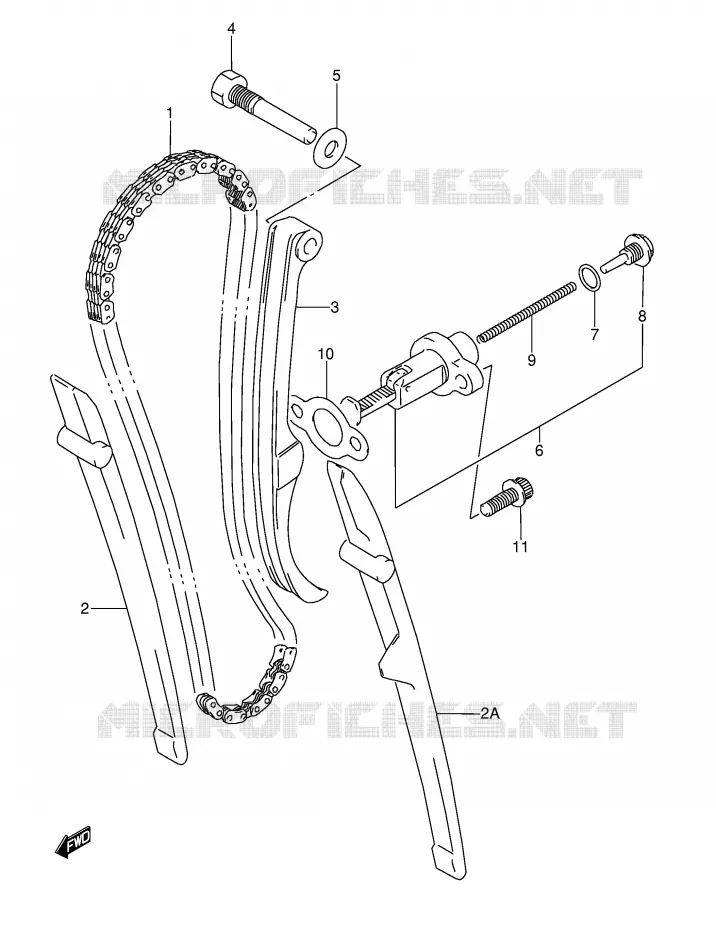 TIMING Suzuki MOTO 350 DR 1990  DR350L(E3)