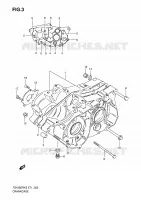 CASING voor Suzuki TS-ER 185 2005
