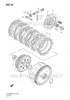 KOPPELING voor Suzuki TS-ER 185 2005