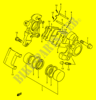 REAR CALIPER (MODELE H/J/L/M/N) voor Suzuki INTRUDER 1400 1991