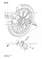 VOORWIEL voor Suzuki TS-ER 185 2005