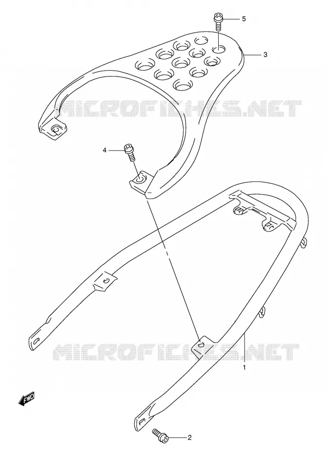 CARRIER Suzuki MOTO 650 FREEWIND 2000  XF650Y(E2)