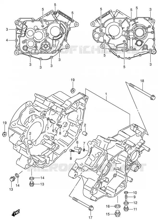 CASING Suzuki MOTO 125 INTRUDER 2007  VL125K7(E2)