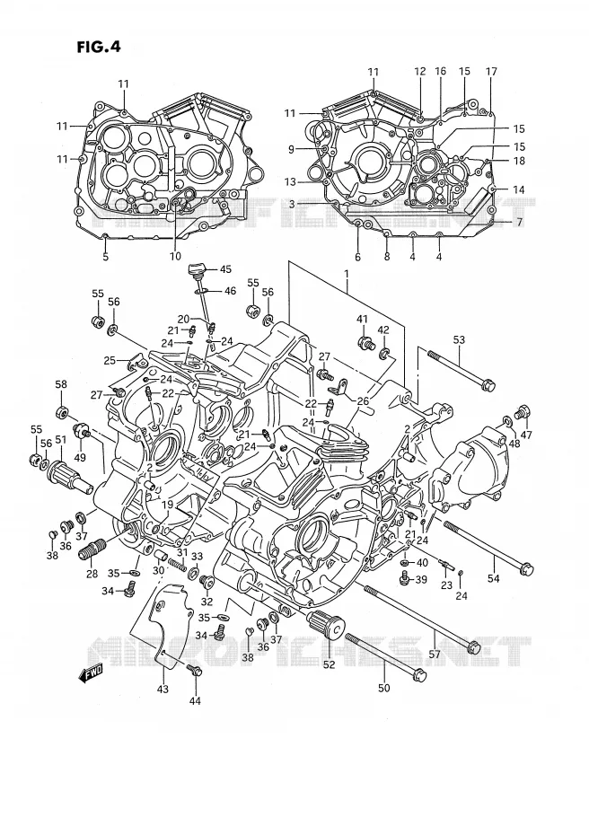 CASING Suzuki MOTO 1400 INTRUDER 1990  VS1400GLFL(E2)