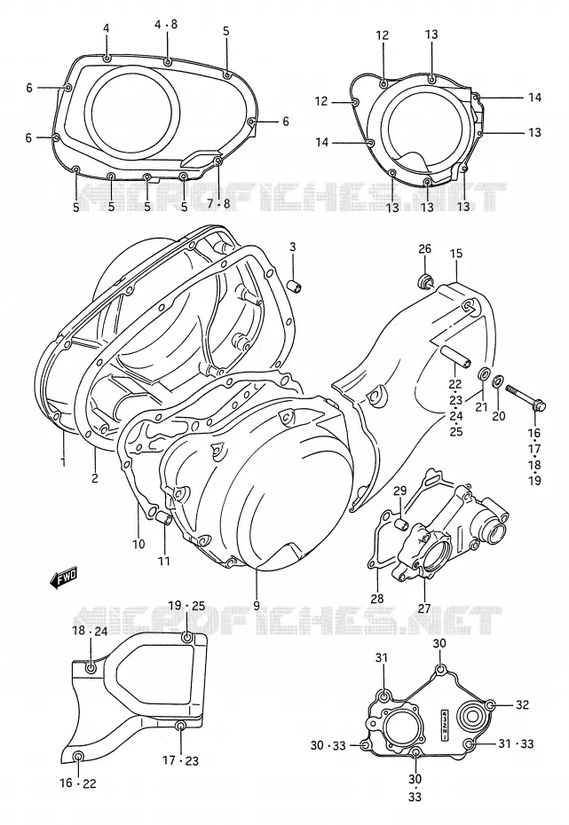 CASING Suzuki MOTO 1400 INTRUDER 1990  VS1400GLPL(E28)