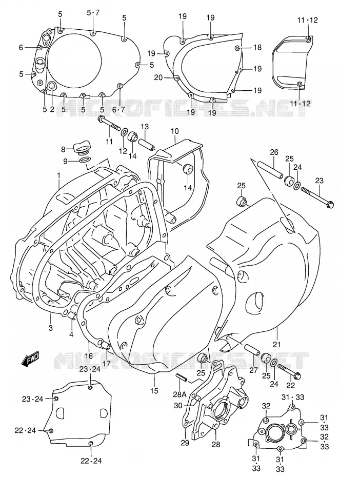 CASING Suzuki MOTO 1500 INTRUDER 2000  VL1500Y(E2)
