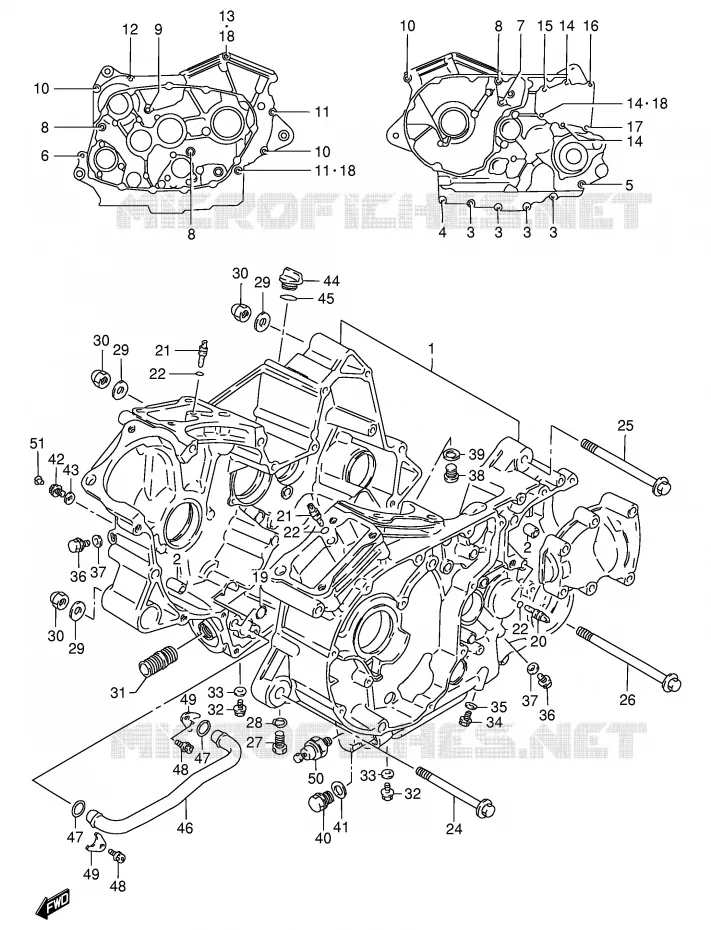 CASING Suzuki MOTO 800 INTRUDER 1993  VS800GLP(E28)