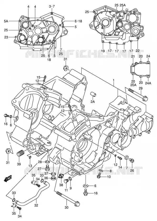 CASING Suzuki MOTO 800 VOLUSIA 2003  VL800ZK3(E2)
