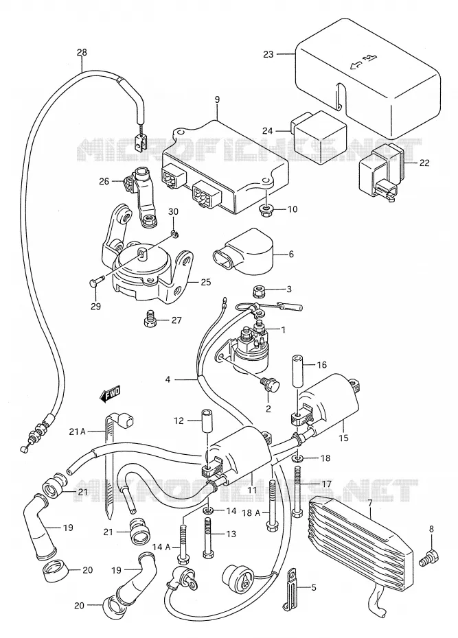 ELEKTRISCH Suzuki MOTO 1400 INTRUDER 1987  VS1400GLPH(E28)
