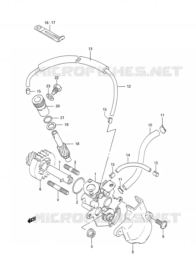 OLIEPOMP Suzuki MOTO 200 TS-R 1992  TS200RN(E28)