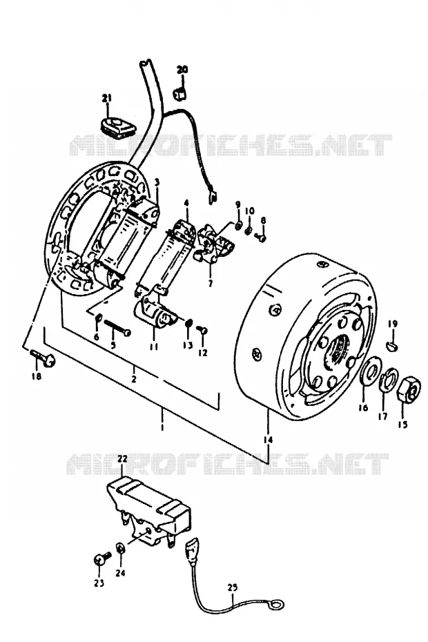 ONTSTEKING (E16) Suzuki MOTO 50 ZR 1992  ZR50KEN