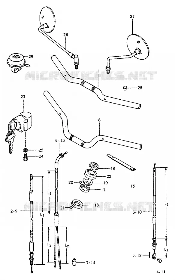 STUUR Suzuki MOTO 50 ZR 1999  ZR50KX(X)