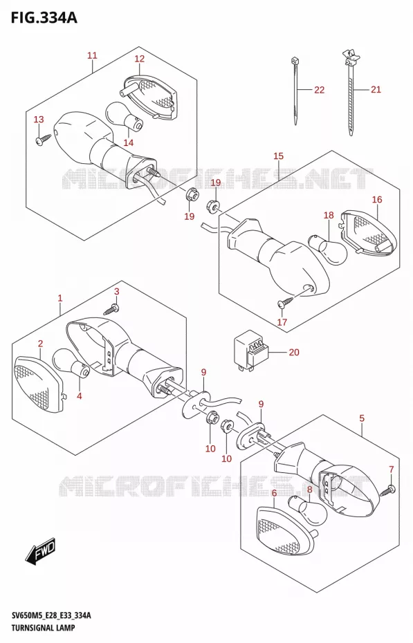 INDICATOREN Suzuki MOTO 650 SV 2025  SV650A 2025 M5 (E28)