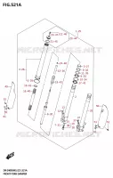 VOORVORK (DR-Z400SRJ) VERING/REM/WIEL 400 suzuki-motorfietsen DR-Z 2025 3078000061