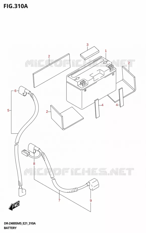 ACCU Suzuki MOTO 400 DR-Z 2025  DR-Z400S 2025 M5 (E21)