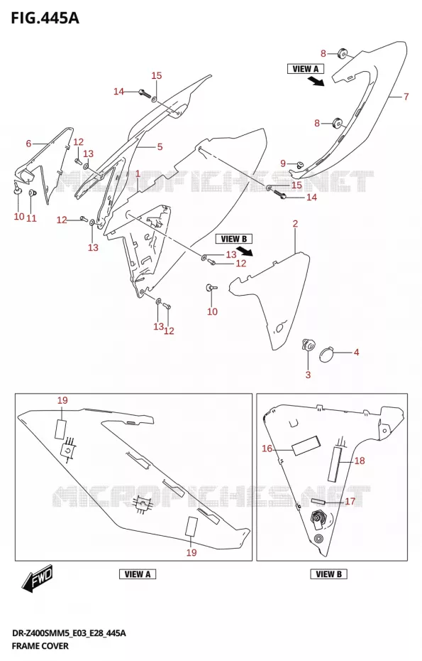 KUIP Suzuki MOTO 400 DR-Z 2025  DR-Z400SMRL 2025 M5 (E28)