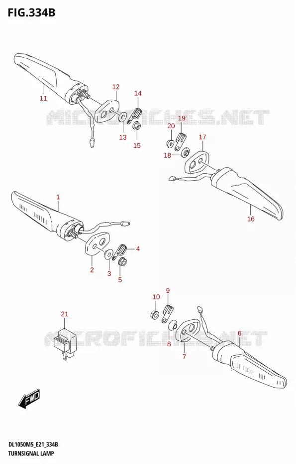INDICATOREN (DL1050RR) Suzuki MOTO 1050 V-STROM 2025  DL1050RJ 2025 M5 (E21)