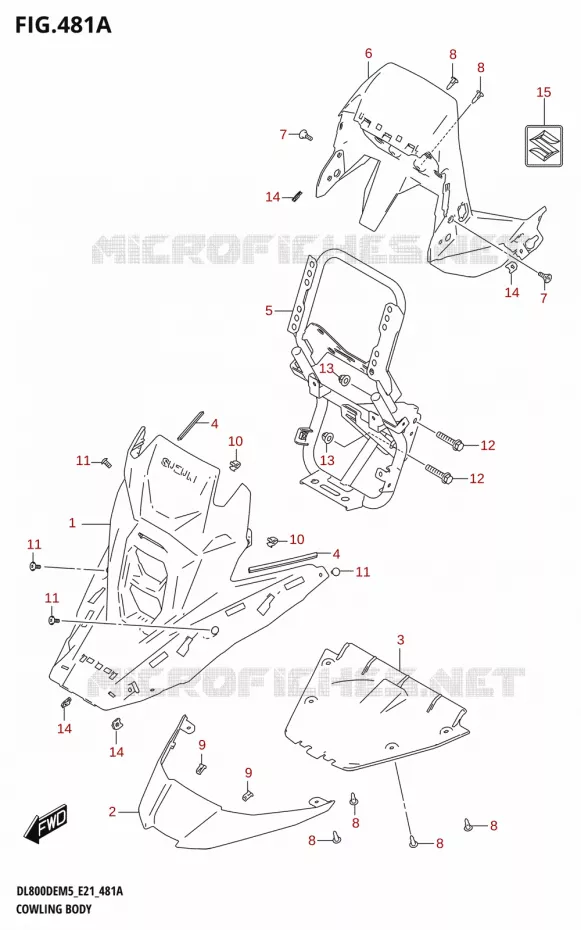 KUIP Suzuki MOTO 800 V-STROM 2025  DL800DERC 2025 M5 (E21)