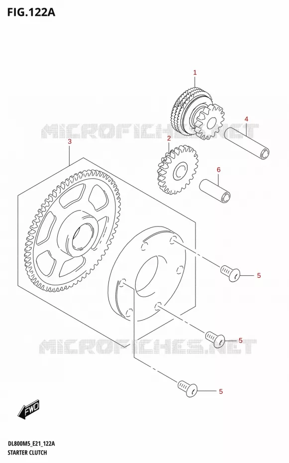 STARTMOTOR KOPPELINGS Suzuki MOTO 800 V-STROM 2025  DL800RQM5 E21 2025 M5 (E21)