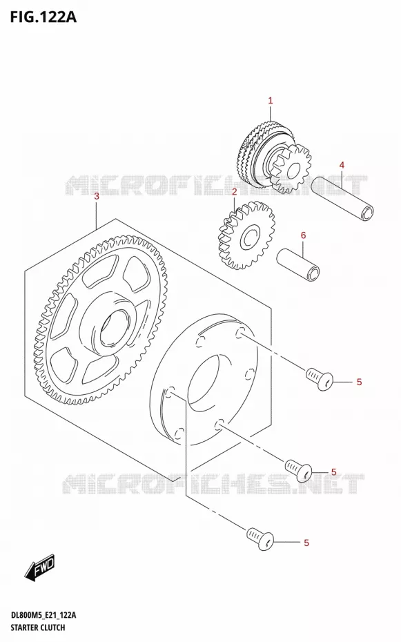 STARTMOTOR KOPPELINGS Suzuki MOTO 800 V-STROM 2025  DL800UQM5 E21 2025 M5 (E21)