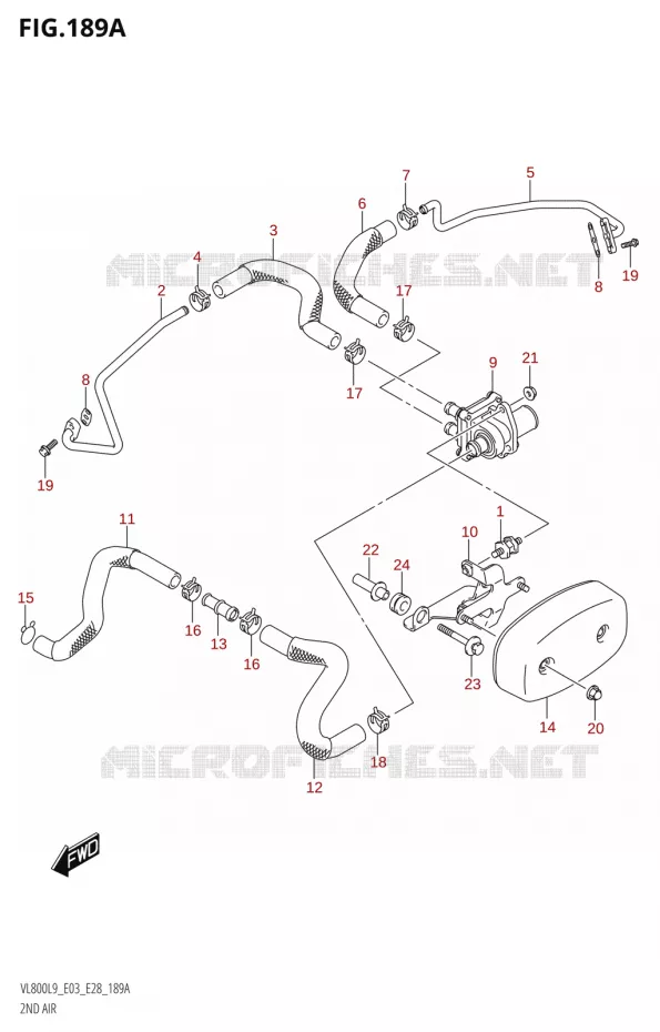 ANTI VERVUILINGS SYSTEM Suzuki MOTO 800 BOULEVARD 2019  VL800 2019 L9 (E28)