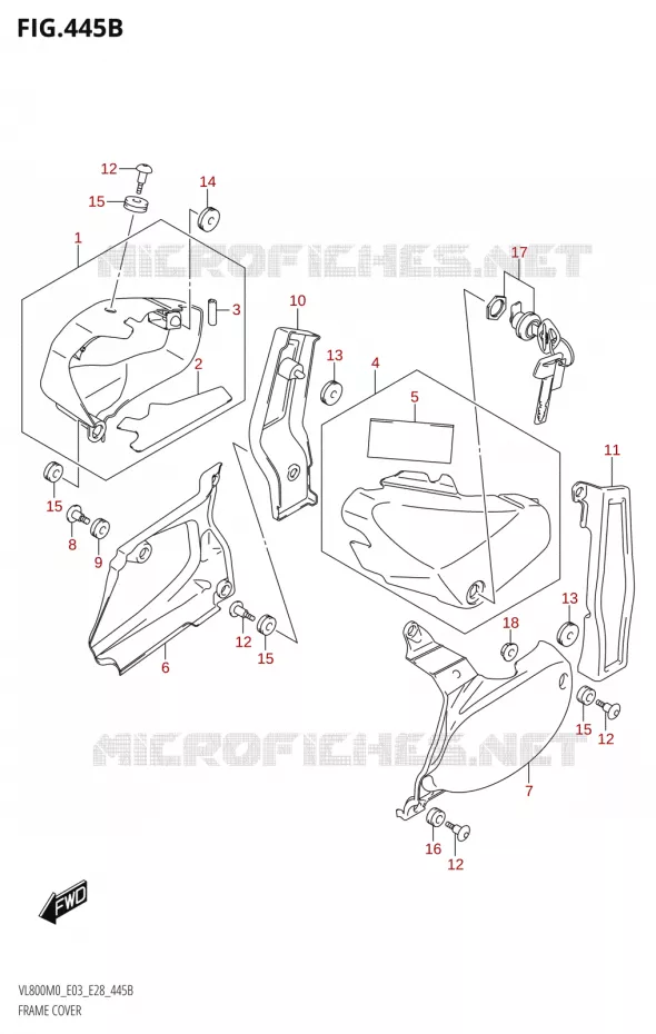 KUIP (VL800:E33) Suzuki MOTO 800 BOULEVARD 2020  VL800 2020 M0 (E28)