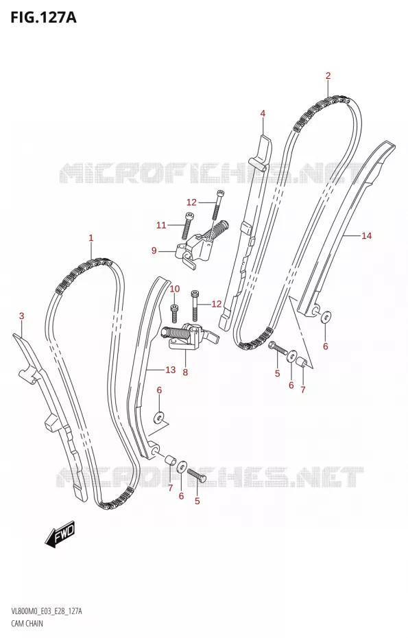 TIMING Suzuki MOTO 800 BOULEVARD 2020  VL800 2020 M0 (E28)