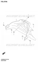 ACHTERSPATBORD voor Suzuki BURGMAN 400 2024