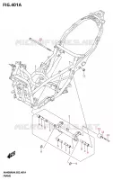 FRAME voor Suzuki BURGMAN 400 2024