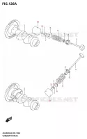 NOKKENAS   KLEPPEN voor Suzuki BURGMAN 400 2024