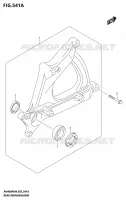 SWINGARM voor Suzuki BURGMAN 400 2024