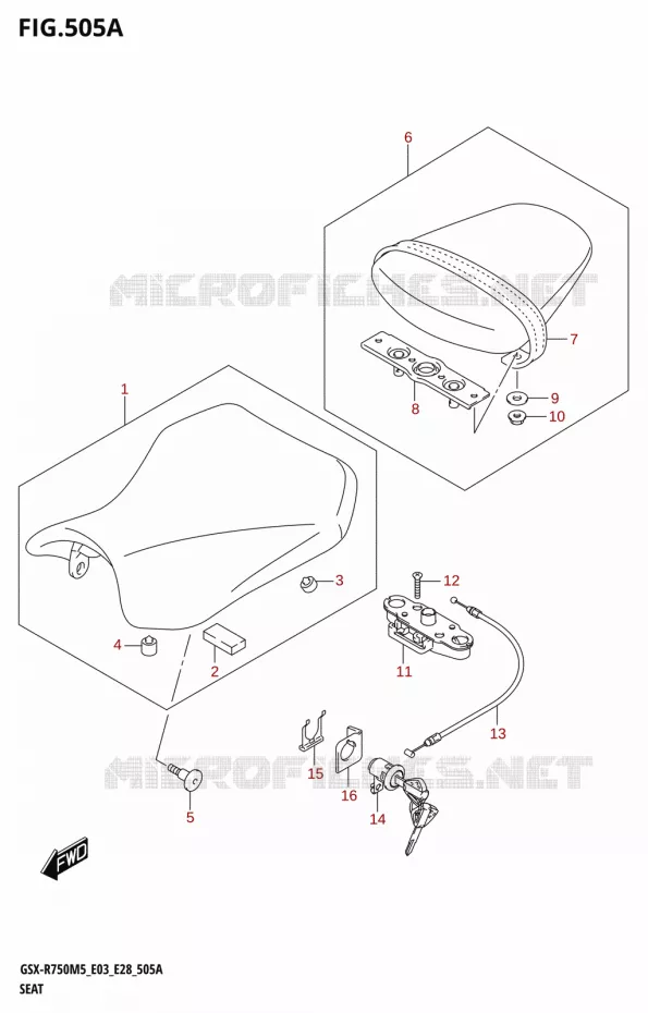 SEAT Suzuki MOTO 750 GSX-R 2025  GSX-R750 2025 M5 (E28)