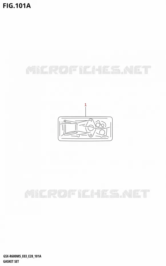 PAKKINGSET Suzuki MOTO 600 GSX-R 2025  GSX-R600 2025 M5 (E28)