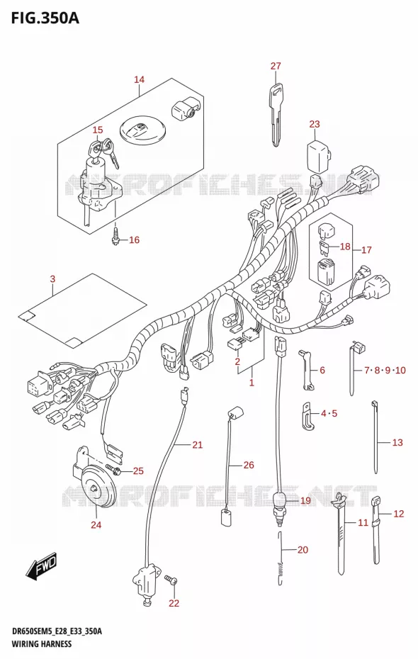 BEDRADING Suzuki MOTO 650 DR 2025  DR650SE 2025 M5 (E28)