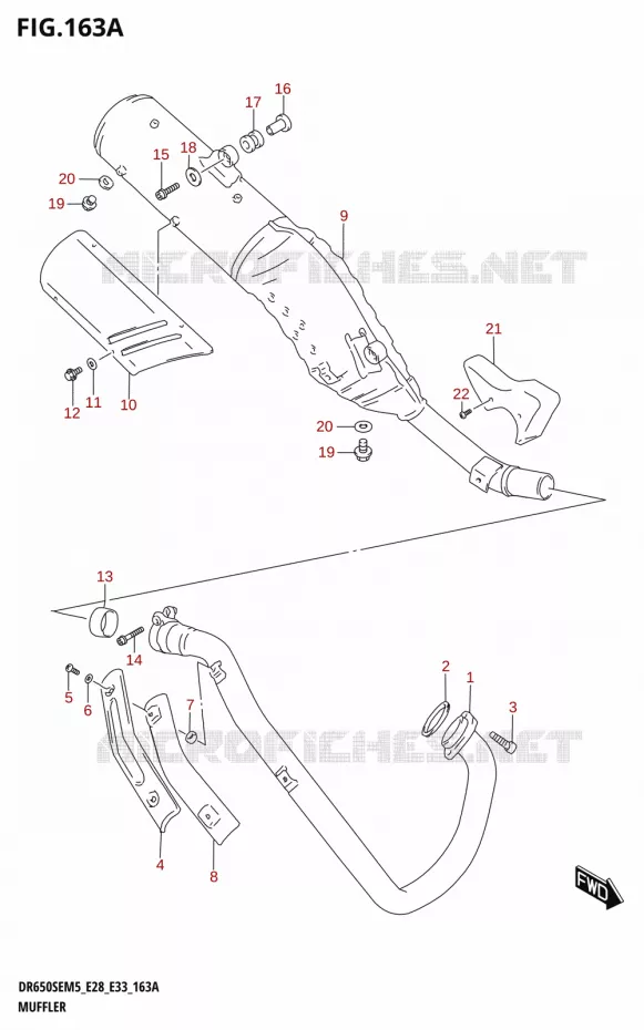 GELUIDDEMPER Suzuki MOTO 650 DR 2025  DR650SE 2025 M5 (E28)