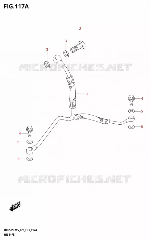 OLIE SLANG Suzuki MOTO 650 DR 2025  DR650SE 2025 M5 (E28)