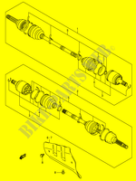 FRONT AANDRIJFAS (MODEL K5/K6/K7) voor Suzuki EIGER 400 2012